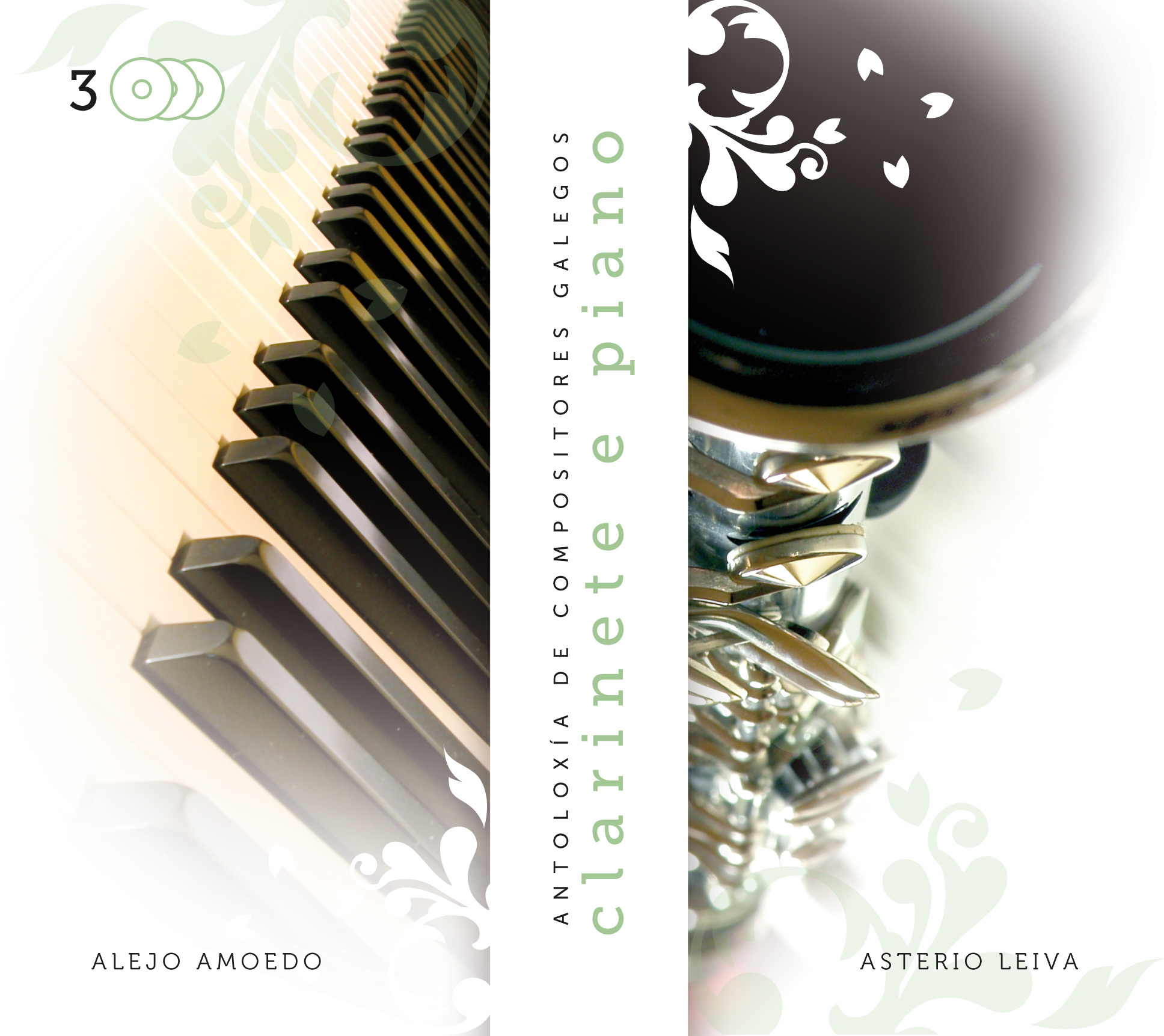 Cover artwork for Antoloxía de Compositores Galegos: Clarinete e Piano